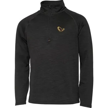 Rybářské oblečení Savage Gear Mikina Regenerator Half-Zip Fleece Kombu Green - L