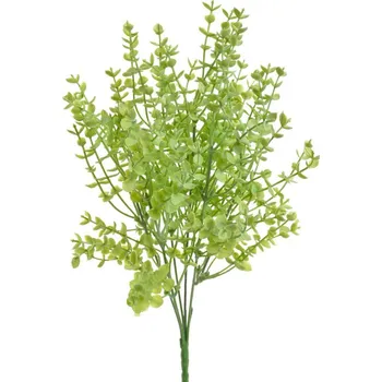 umělá květina Drobnolistý eukalyptus trs - zelená světlá