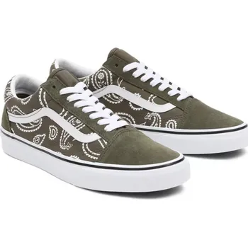 Pánské tenisky tenisky unisex VANS UA OLD SKOOL (PEACE PAISLEY), GREEN - 43