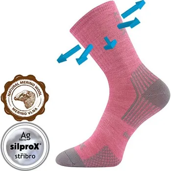 Dívčí oblečení VoXX Dětské ponožky OPTIMALIK - růžová - 35-38