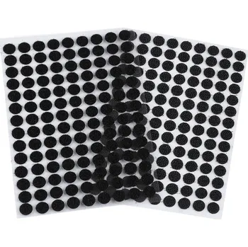 Zip Suchý zip samolepicí kolečka Ø10 mm - 2 černá