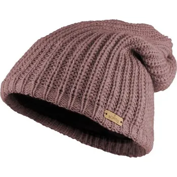 Čepice Bontis Dámská spadená zimní čepice s fleecem - Pudrově fialková | uni