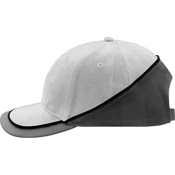 Kšiltovka Myrtle Beach (Daiber) Dvoubarevná kšiltovka MB6506 - Světle šedá / tmavě šedá / černá | uni