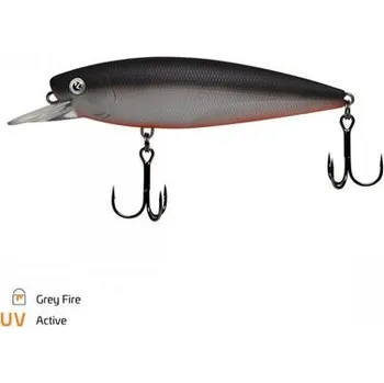 Umělá nástraha Zeck Wobler Dundee 128 DR - Grey Fire