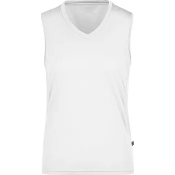 James & Nicholson (Daiber) Dámské funkční tílko JN315 - Bílá / bílá | M
