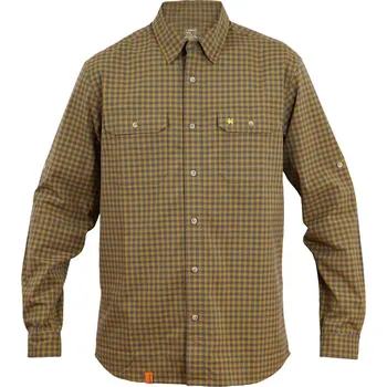 Pánské oblečení košile pánská WARMPEACE MESA harvest gold/grey - L