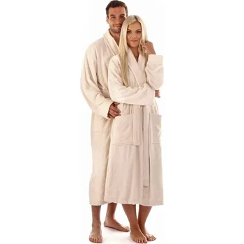 Dámský župan Unisex župan Austin bambusový krémová - XL