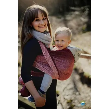 Šátek na nošení dítěte Little Frog - Ruby Cube - délka 4,2m (vel. 5)