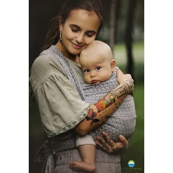 Přeprava dětí Little Frog šátek - Lovely Fog - délka 4,2m (vel. 5)