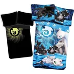 JERRY FABRICS Povlečení Jak vycvičit draka 3 svítící Bavlna, 140/200, 70/90 cm