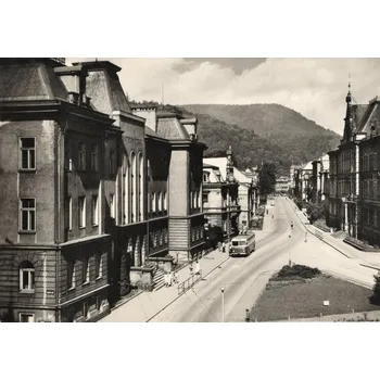 Stará Pohlednice Děčín Komenského náměstí, Rok 1964, 100/89 (Stará pohlednice)