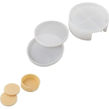 kreativní sada Manumi Sada silikonových forem pro kreativní hmoty stojan na podtácky s 2 podtácky