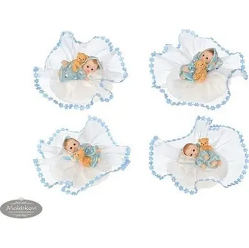 Hračka pro nejmenší Modecor Dítě s medvídkem - chlapeček