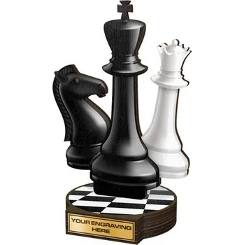 Poháry Bauer Dřevěná plaketa RWR180 | Šachy