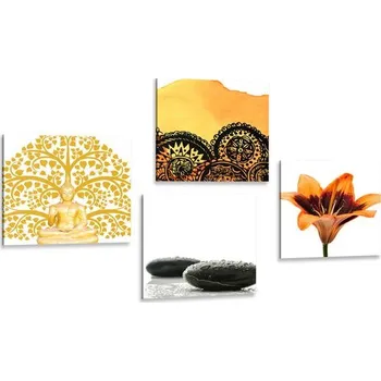 Obraz Dovido Set obrazů Feng Shui kombinace