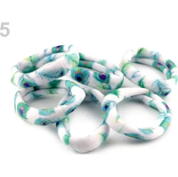 Gumičky do vlasů - 5 tyrkys