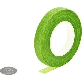 Lepicí páska Začišťovací ovinovací floristická páska světle zelená - 13 mm