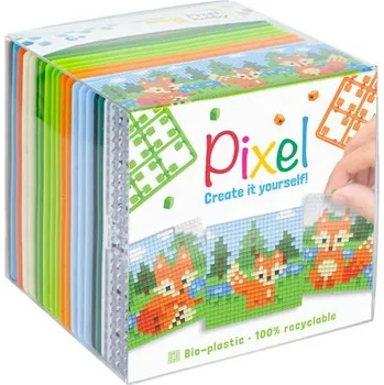 kreativní sada Pixelhobby Sada Pixel kostka liška 3ks