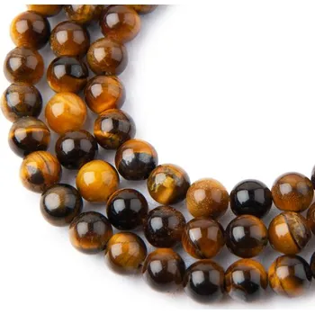 Dětské navlékací korálky Korálky z minerálu Tygří oko A 8 mm