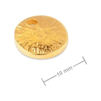 Přívěsek Manumi přívěsek kolečko s paprsky 10 mm pozlacený