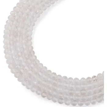 Dětské navlékací korálky Korálky z minerálu Křišťál 3 mm broušené