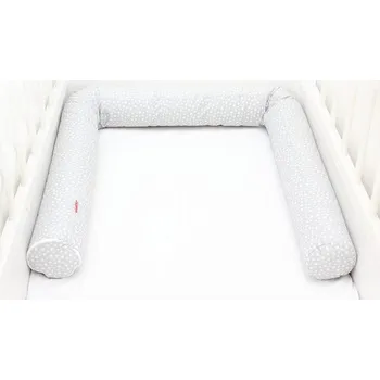 Příslušenství pro dětskou postel a kolébku Scamp mantinel do postýlky válec (GreyLittleBigStars) - 3×60 cm