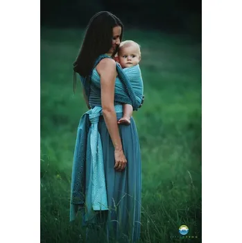 Šátek na nošení dítěte Little Frog Stormy Cube - délka 5,2m