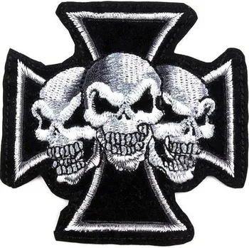 Textilní nažehlovací páska Nažehlovačka lebka - 1 viz foto