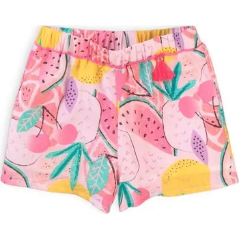 Dívčí kraťasy Kraťasy dívčí, Minoti, Paradise 7, růžová - 80/86 | 12-18m