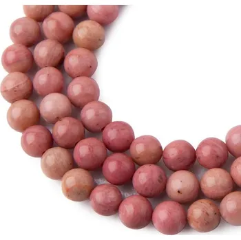 Dětské navlékací korálky Korálky z minerálu Rodonit 8 mm