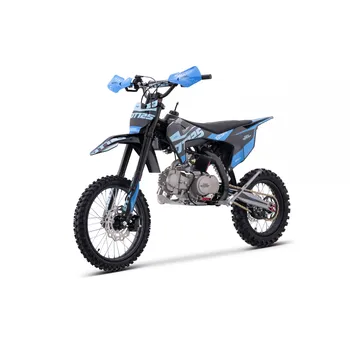 malá motorka Pitbike MiniRocket Dorado DT125 4T 17/14 CROSS řazení se spojkou, sedlo 86cm modrý