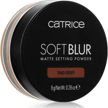 Make-up Catrice Soft Blur Matte sypký fixační pudr odstín 060 Deep 8 g