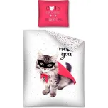 Povlečení Kočka Zoro 140/200, 70/80