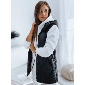 Dámská vesta Dstreet Jedinečná dámská vesta v černé barvě Welia