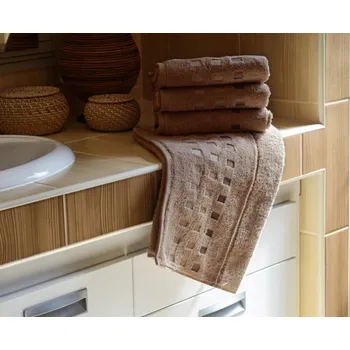 Ručník Jiří Polášek Ručník, osuška ZORA světle hnědá Velikost: Ručník 50x100 cm