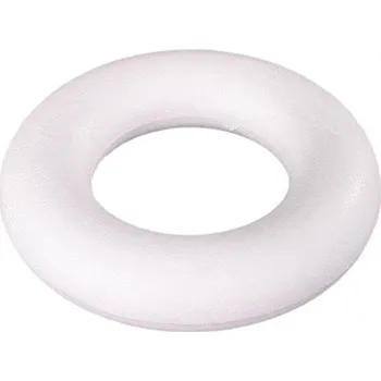 Kroužek polystyren 20 cm korpus na výrobu věnců