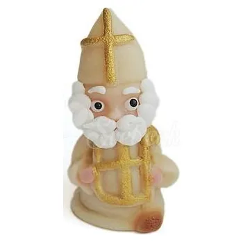 Čokoláda Mikuláš bílý - marcipánová figura - Frischmann