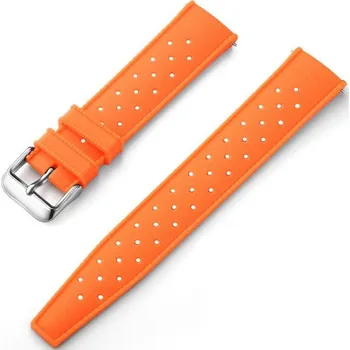 Řemínek na hodinky Řemínek Tropic - oranžový - 22 mm + 5 let záruka a dárek ZDARMA