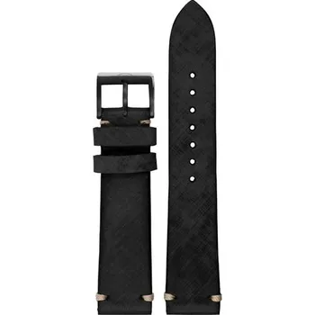 Řemínek na hodinky Řemínek kožený MeisterSinger SVSL_DS.18DLC černý - 20 mm + 5 let záruka a dárek ZDARMA