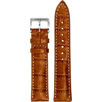 Řemínek na hodinky Řemínek kožený MeisterSinger SG03W cognac - 18 mm + 5 let záruka a dárek ZDARMA
