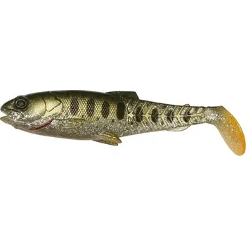 Nástraha Savage Gear Gumová nástraha Craft Cannibal Paddletail Olive Silver Smolt - 6,5cm 4g