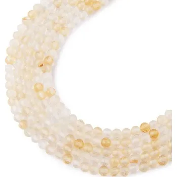 Dětské navlékací korálky Korálky z minerálu Citrín 2 mm broušené