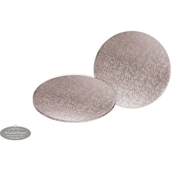 FunCakes Dortová podložka stříbrná 17,5 cm, síla 12 mm