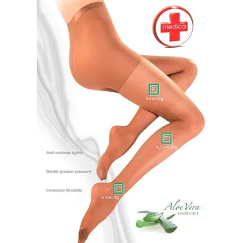 Dámská móda Punčocháče dámské medica Relax 111 Gabriella - černá (nero) - 4/L