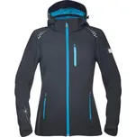 Ardon Dámská softshellová bunda FLORET - Černá / tyrkysová | 3XL