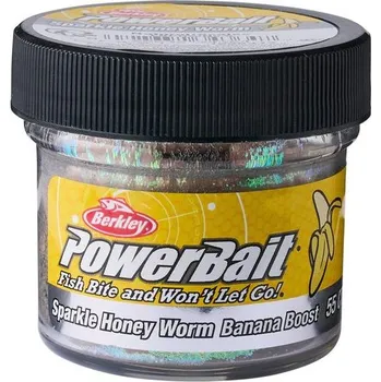 Umělá nástraha Berkley Nástraha PowerBait Honey Worm 2,5cm - Natural