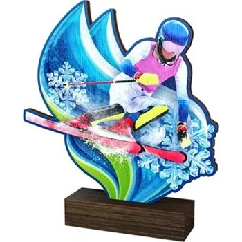 Volný čas Poháry Bauer Dřevěná plaketa WF290 | Sjezdové lyžování