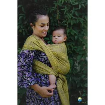 Šátek na nošení dítěte Little Frog šátek - Golden Boho - délka 3,7m (vel. 4)