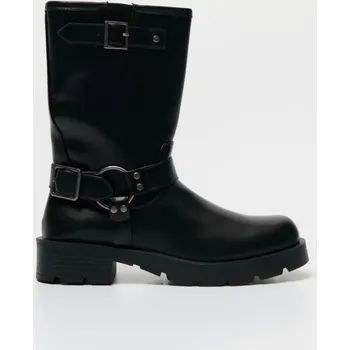 Oblečení a móda Kotníkové boty z&nbsp;umělé kůže - 37 - House - černá - 502BV-99X