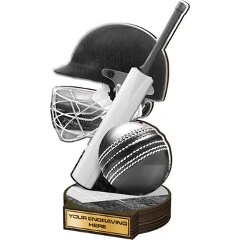 Poháry Bauer Dřevěná plaketa RWR186 | Cricket